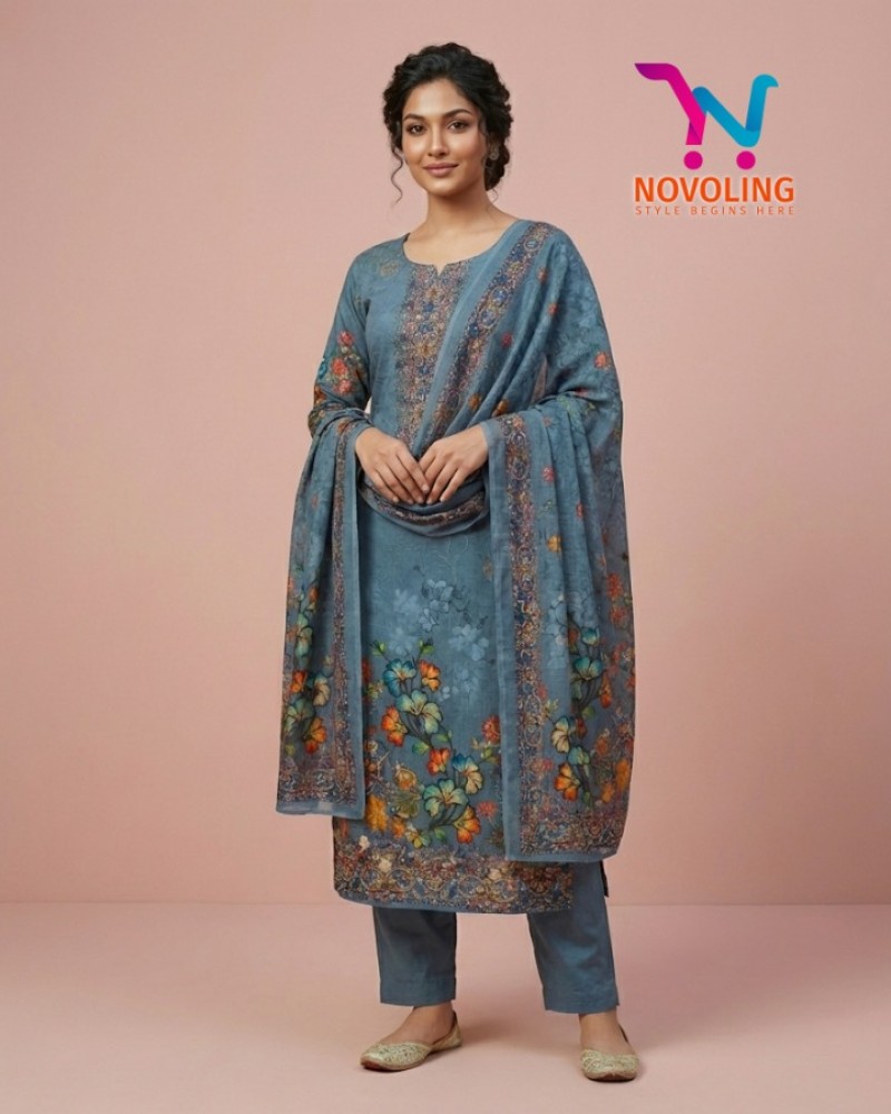 ফুল আড়ি ডিজিটাল প্রিন্ট-3 - Main view showing full design