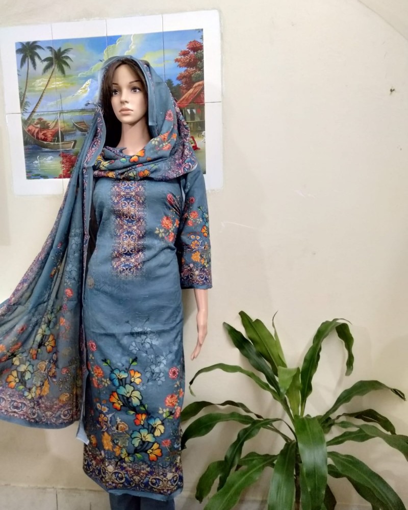 ফুল আড়ি ডিজিটাল প্রিন্ট-3 - Main view showing full design