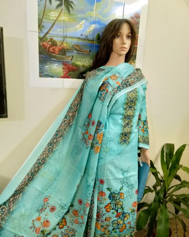 ফুল আড়ি ডিজিটাল প্রিন্ট-4 - Alternate view 4 showing  color